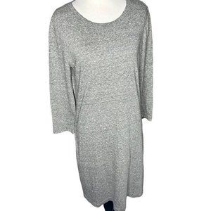NWOT Current Elliott Heather Gray The 3/4 Sleeve Tee Dress Size‎ 3